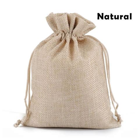 Jute Drawstring Pouch Jb Burlap Jute Bag Greenworks