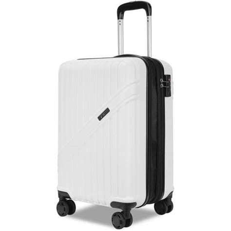 Valise Extensible Roues Cm Grande Taille Rigide En Abs Bagage