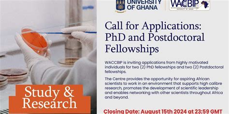 Call For Applications Phd And Postdoctoral Fellowships At University