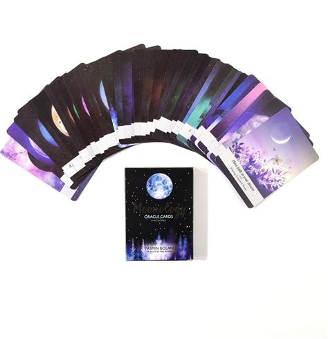 Caralin Moonology Oracle Tarots 44 Cartas Baraja Full English Oracle