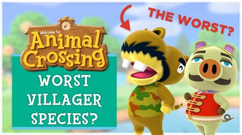 Worst Villager Species In Animal Crossing Youtube