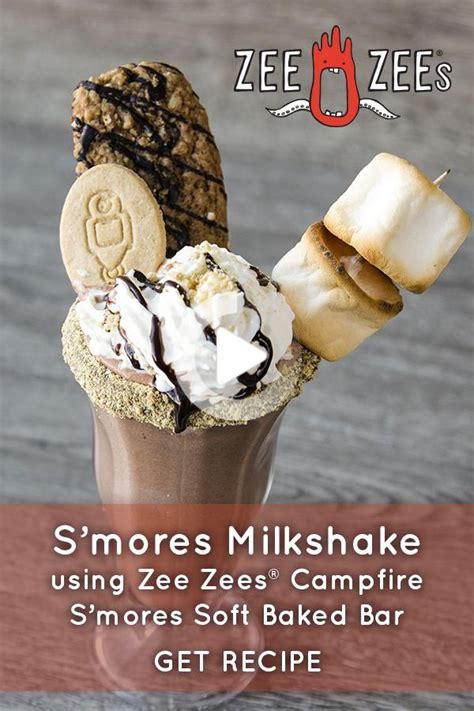 Smores Milkshake Recipe With Zee Zees Campfire Smores Bar Starbucks