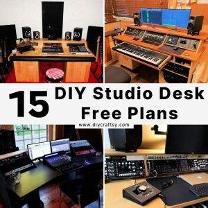 Diy Studio Desk Plans And Ideas How To Build