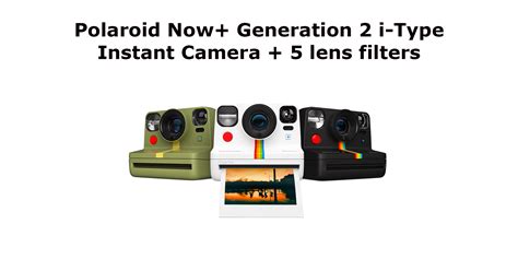 Polaroid Now Generation 2 I Type Instant Camera Polaroid Now