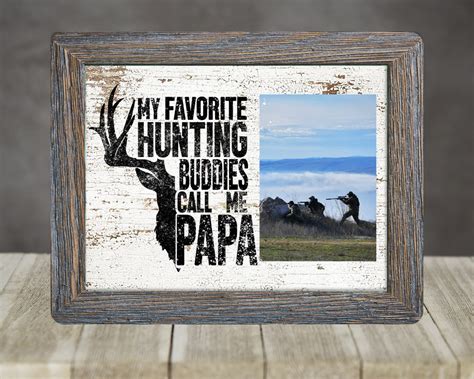 Sublimation Hardboard 8x10 Photo Frame Favorite Hunting Etsy