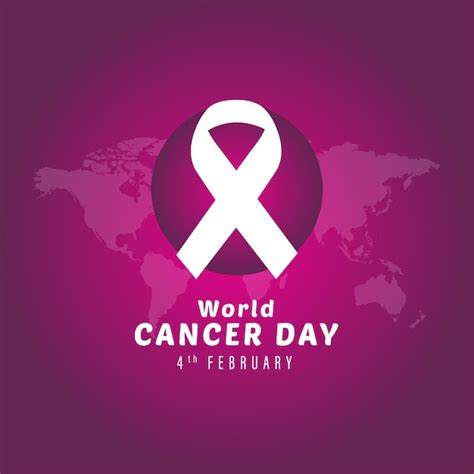 Premium Vector World Cancer Day Design Template