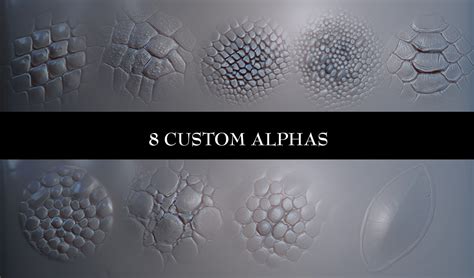 Artstation Scale Alphas Set 10 Tileable Scales Alphas 51 Off