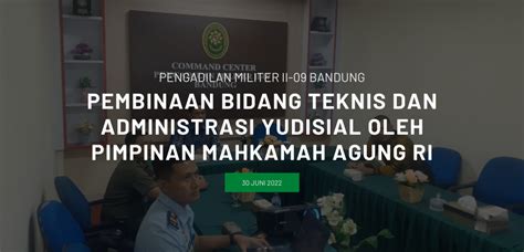 Pembinaan Teknis Dan Administrasi Yudisial Oleh Pimpinan Ma Ri