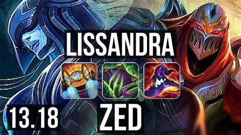 Lissandra Vs Zed Mid M Mastery Games Kr