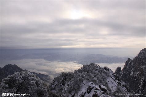 冬之黄山 全景摄影图 国内旅游 旅游摄影 摄影图库 昵图网nipic