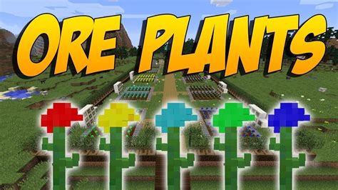 Ore Plants Plantaciones De Diamante Oro Esmeralda Y Más Minecraft