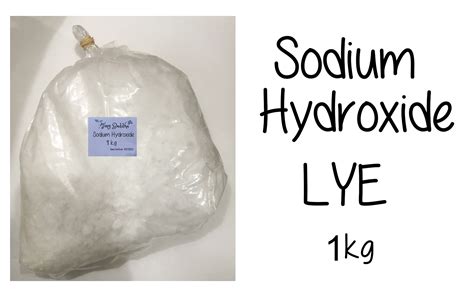 Lye Sodium Hydroxide Flakes 1kg Caustic Soda Lazada Ph