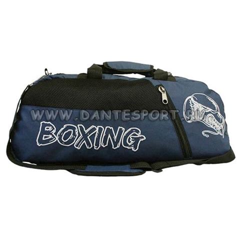 Сумка - рюкзак боксерская BOXING с большой молнией синяя - Спортивные ...
