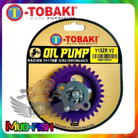 Tobaki Yamaha Y Y Zr V New Oil Pump Assy Purple Racing Shopee