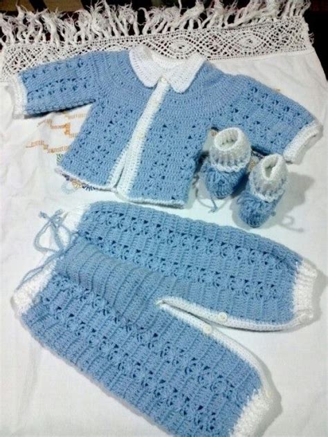 Conjunto a crochet para bebes Ropa para bebé de ganchillo Ganchillo