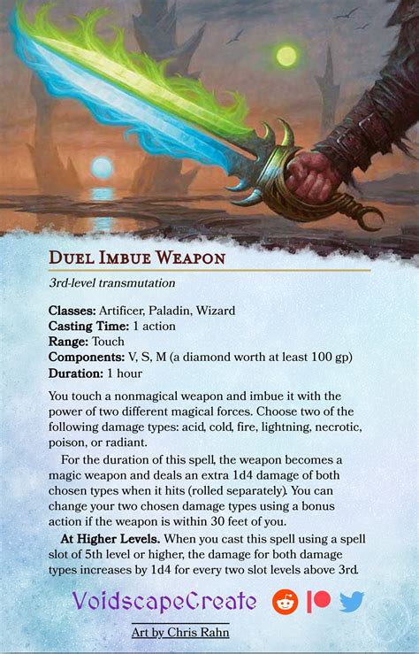 Dandd 5e Using Elemental Weapon On A Pact Weapon Cheap Sale