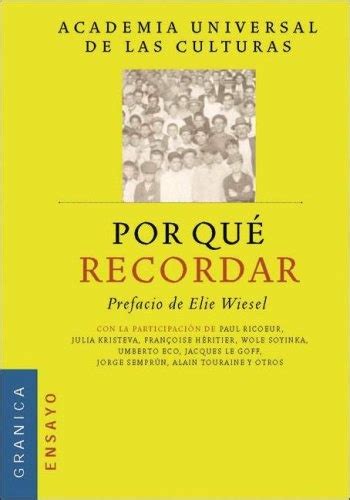 POR QUE RECORDAR U Librería Rayuela