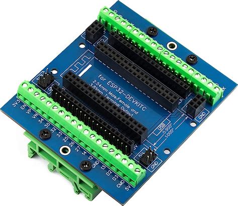 For Din Rail Mount Esp Super Breakout Board Mm Terminal