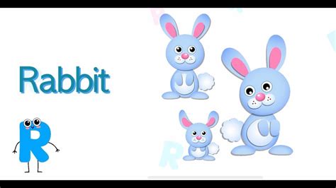 Abc Song Letter R Song Rabbit Learn The Alphabet Youtube