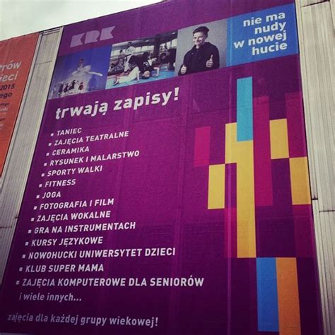 Nowohuckie Centrum Kultury On Instagram Na Co By Cie Si Zapisali