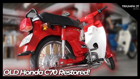 Triumph Jt Restored A Honda C Youtube