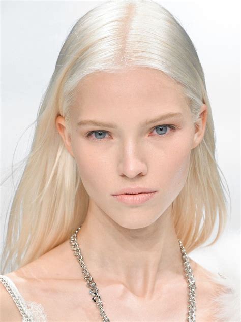 Sasha Luss Bleached Hair Luss Blonde Hair