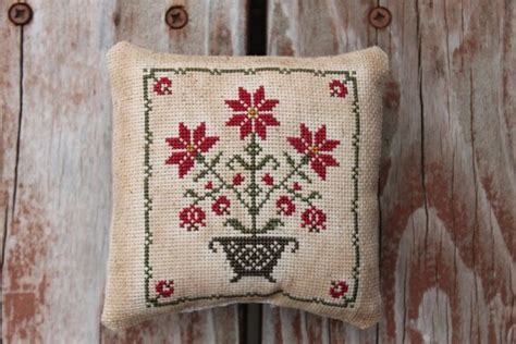 Completed Cross Stitch Primitive Sampler by Stitchcrafts on Etsy