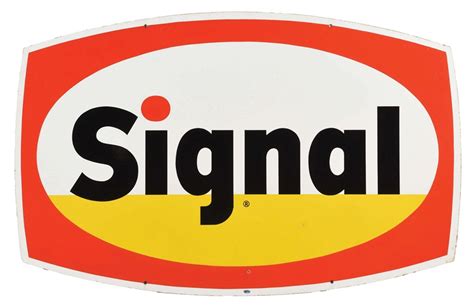 Lot Detail Signal Gasoline Porcelain Service Station Sign