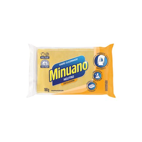 Sabão em Barra Glicerinado Minuano Neutro Unit 180g