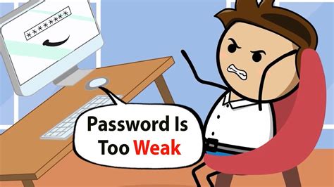 Password Is Too Weak Funny Cartoon Youtube