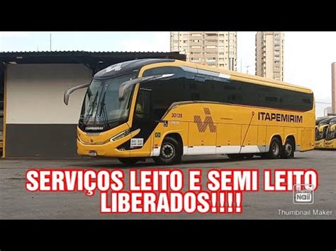 ANTT LIBERA SERVIÇOS LEITO E SEMI LEITO PARA A NOVA ITAPEMIRIM YouTube