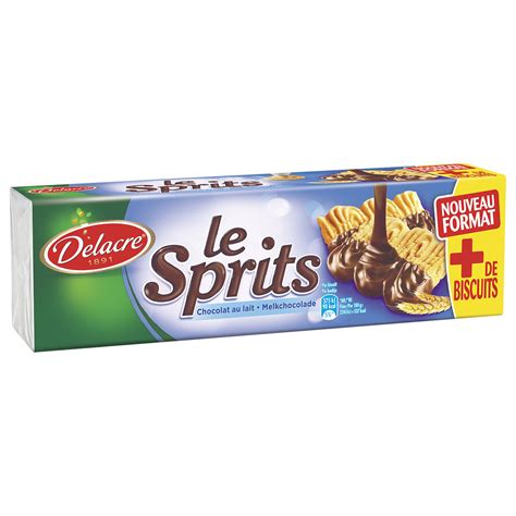 Biscuits Chocolat au Lait DELACRE SPRITS 200g à Prix Carrefour