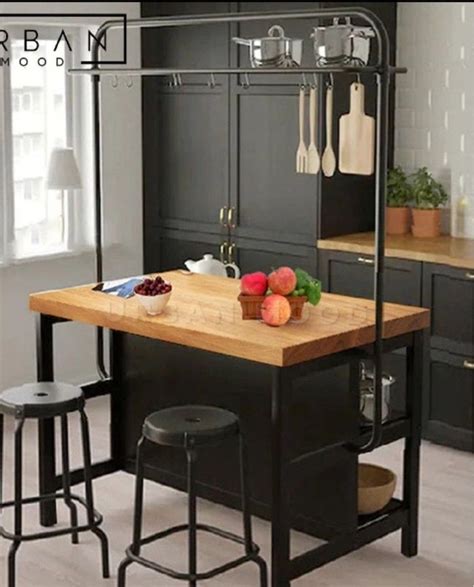 Kitchen Island Ikea Vadholma Incl Rack Furniture And Home Living