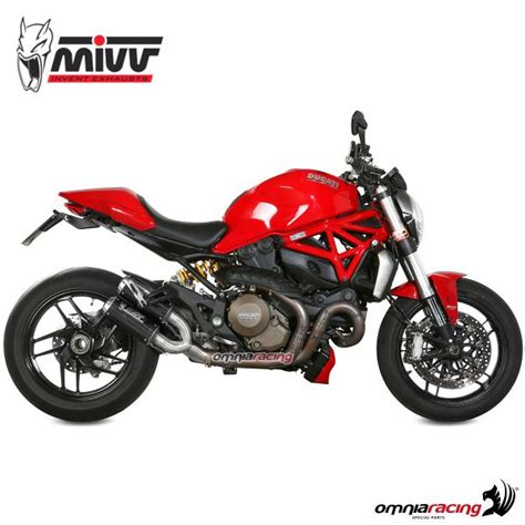 Coppia Terminali Scarico Mivv Mk Racing Carbonio Ducati Monster