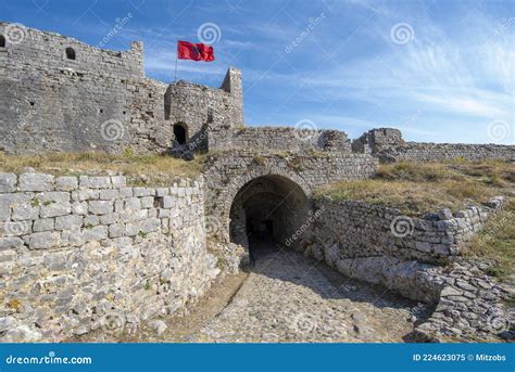 Ruins Of Rozafa Castle In Shkoder Albania Editorial Image Image Of