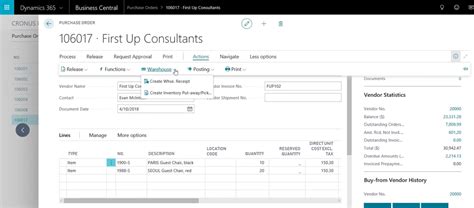 Supply Chain Management In Microsoft Dynamics 365 Business Central