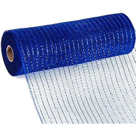 Laribbons Deco Poly Mesh Ribbon Inch X Feet Each Roll Metallic