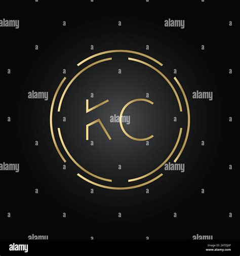 Plantilla Vectorial De Dise O De Logotipo De La Letra Kc Inicial Letra