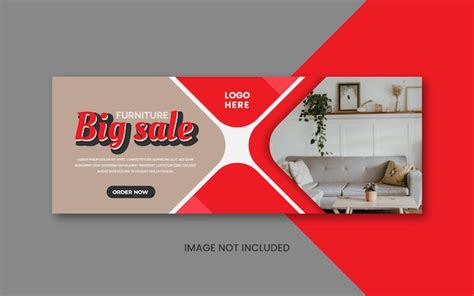 Premium Vector Furniture Sale Facebook Cover Banner Template