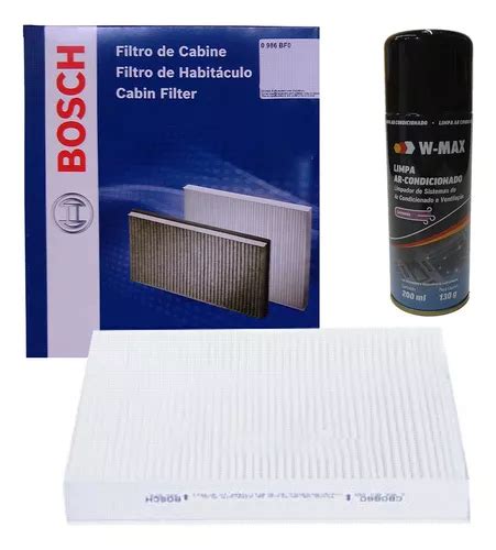 Kit Filtro Ar Condicionado Bosch Higienizador Volkswagem