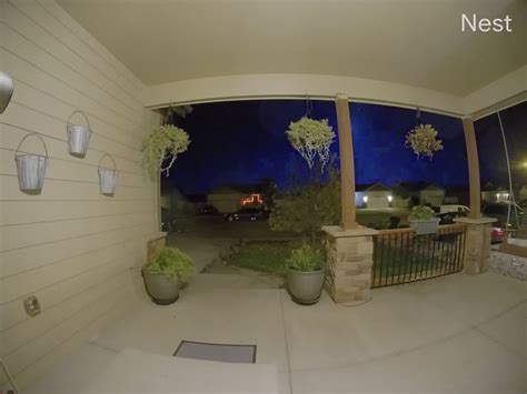 Doorbell Camera Captures Meteor Lighting Up The Sky