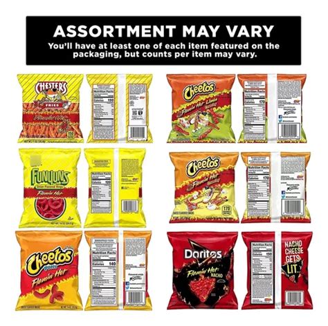 Frito Lay Flamin Hot Mix 6 Sabores De Cheetos Doritos En Venta En