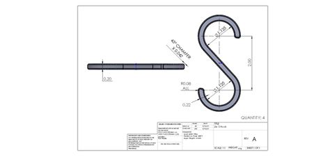 3d Printed S Hook 4 Pack Etsy