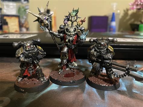 Still Practicing But Finished The First Few Members Of My Iron Warriors