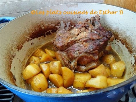 Les plats cuisinés de Esther B Rôti de porc aux patates jaunes