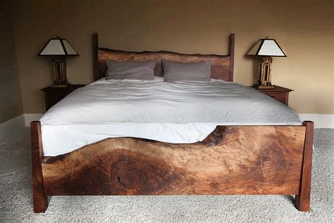 Live Edge Bed Live Edge Bed Bedroom Furniture Beds Bedroom Furniture