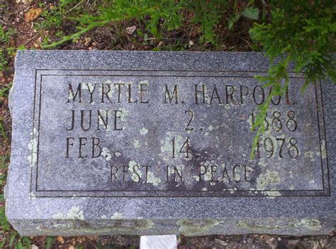 Myrtle May Judy Harpool Find A Grave Memorial