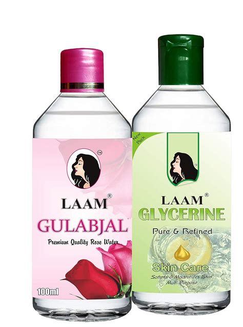 Buy Laam Pure Rose Water Refined IP Glycerine 100 100 Ml Online At