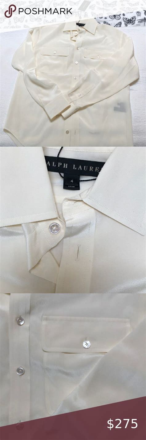 Ralph Lauren Black Label Silk Blouse In Ralph Lauren Black Label