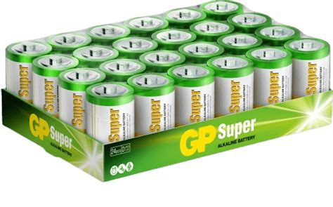 GP Super Alkaliska D Batterier LR20 Box 24 P Inet Se